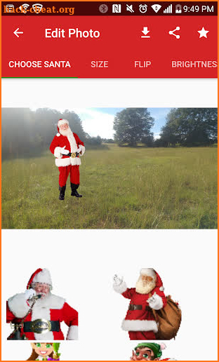 Santa Christmas Camera - Capture Santa in Photos screenshot