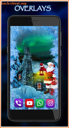 Santa Christmas House live wallpaper screenshot