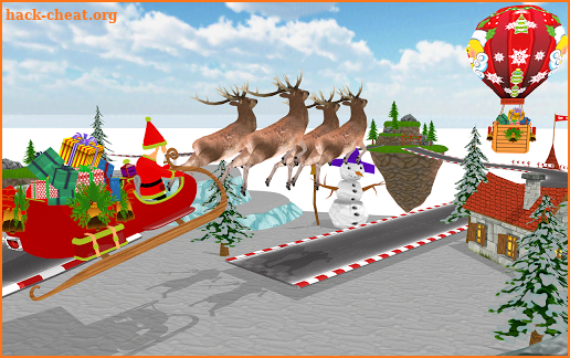 Santa Christmas Infinite Track screenshot