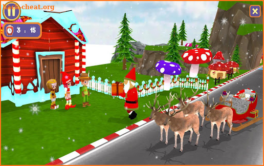Santa Christmas Infinite Track screenshot