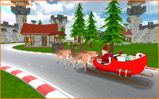 Santa Christmas Infinite Track Extreme screenshot