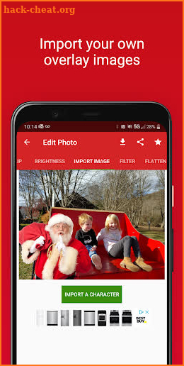 Santa Christmas Photo Editor screenshot
