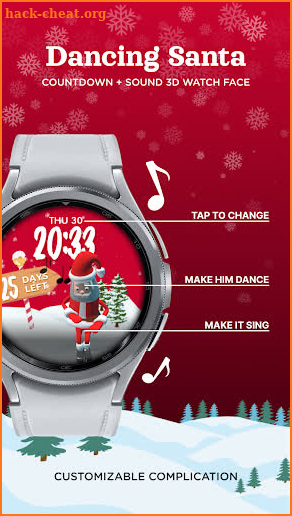 Santa - Christmas Watch Face screenshot