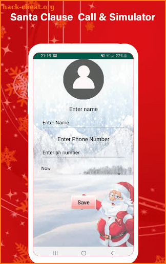 Santa Claus Call and Chat Simulation - Santa call screenshot