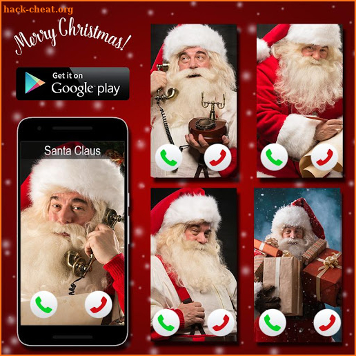 Santa Claus Call For A Gift & Text Christmas 2019 screenshot