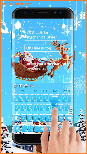 Santa Claus Coming Keyboard screenshot