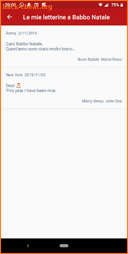 Santa Claus Letter screenshot