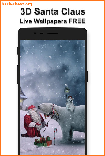 Santa Claus Live Wallpaper HD screenshot