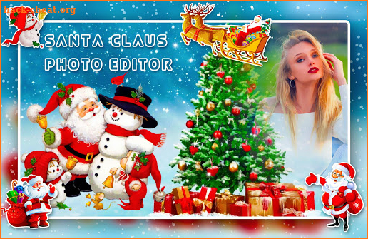 Santa Claus Photo Editor - Xmas Photo Frames screenshot