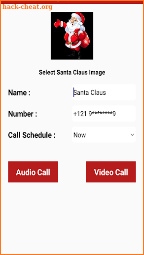 Santa Claus Video Call screenshot