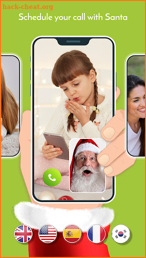 Santa Claus Video Call – Simulated Christmas Call screenshot