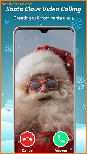 Santa Claus Video Calling Simulated screenshot