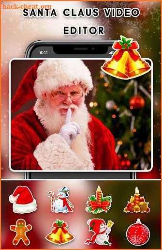 Santa Claus Video Editor - Christmas Video Maker screenshot