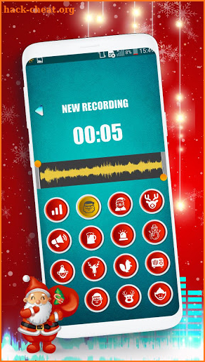 Santa Claus Voice Changer with Effects screenshot