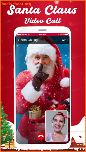 Santa Clause Video call : Santa Calling You Prank screenshot