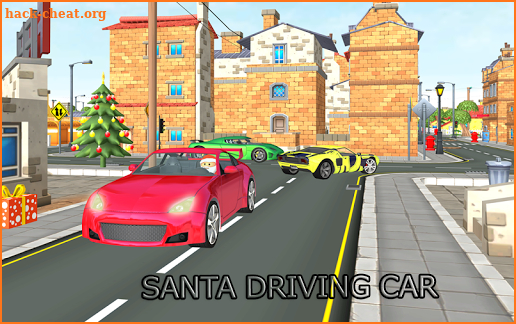 Santa Gift Delivery : Highway Car Driving Games screenshot