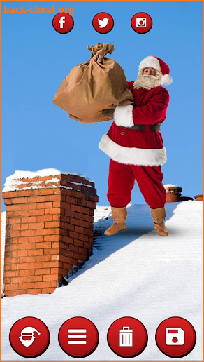 Santa In Photo – Christmas Stickers For Pictures screenshot