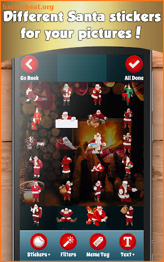 Santa In Photo – Santa Photo Stickers screenshot