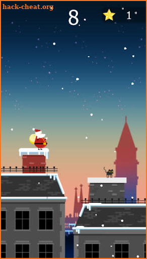 Santa jump screenshot