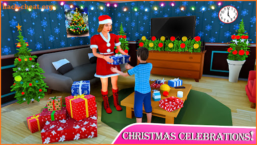 Santa Mom Happy Christmas Game screenshot