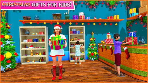 Santa Mom Happy Christmas Game screenshot