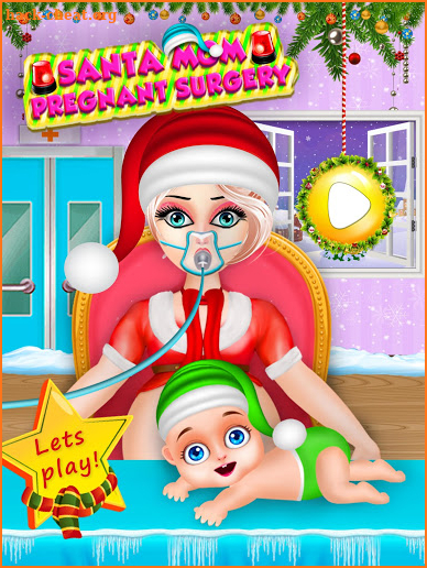 Santa Mom Pregnant Surgery Christmas Hospital screenshot