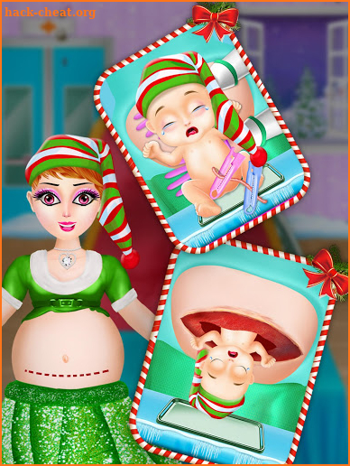 Santa Mom Pregnant Surgery Christmas Hospital screenshot