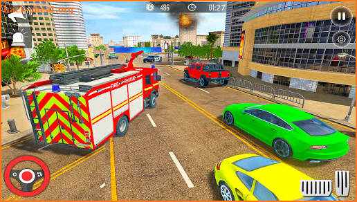 Santa Rescue Truck Driving - R screenshot