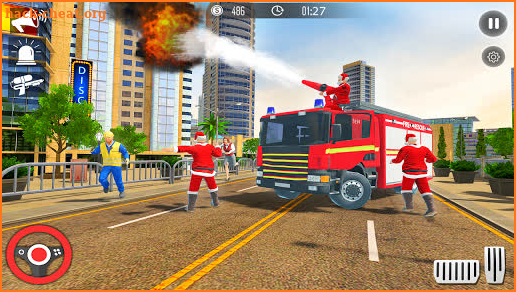 Santa Rescue Truck Driving - R screenshot