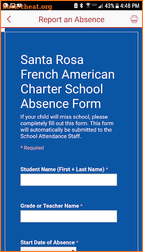 Santa Rosa French American Charter School screenshot