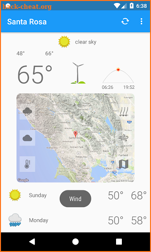 Santa Rosa,CA - weather and more screenshot