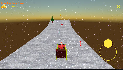 Santa sleigh 3D screenshot