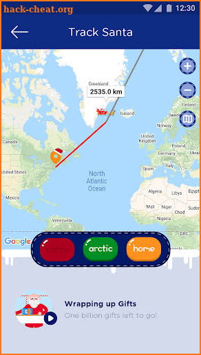 Santa Tracker - Track Santa (Tracking Simulator) screenshot