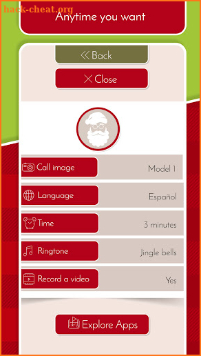 Santa Video Call – Simulated Christmas Phone Call screenshot