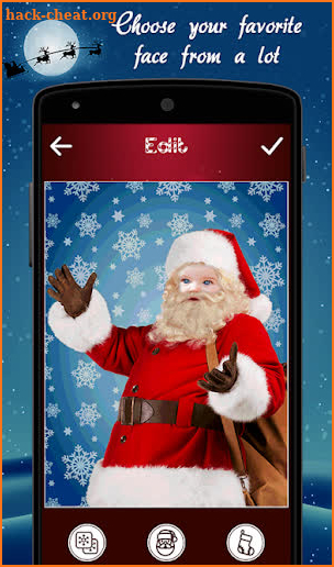Santa Yourself -  Create your Christmas avatar screenshot