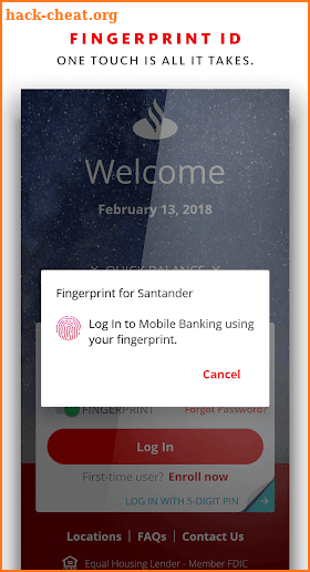 Santander Bank US screenshot