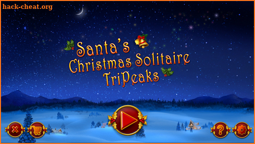 Santa's Christmas Solitaire TriPeaks screenshot