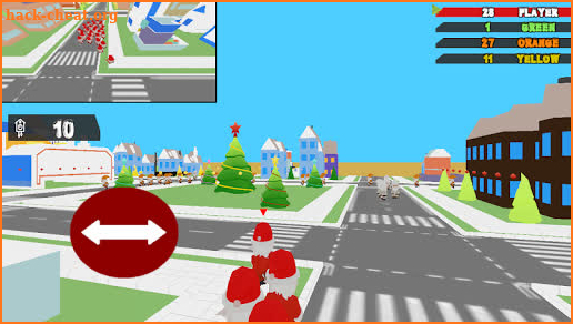 Santa's Crowd in City Christmas wars screenshot