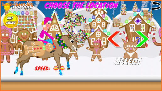 Santa's Reindeer Race screenshot