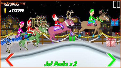 Santa's Reindeer Race screenshot