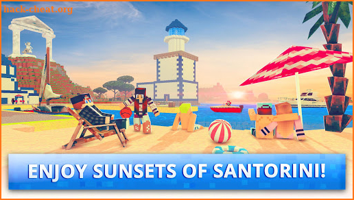 Santorini Island Craft: Building city in paradise screenshot