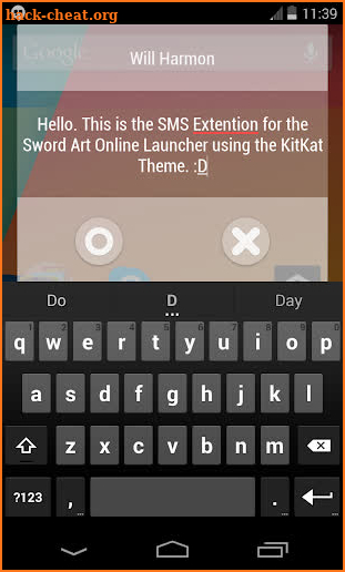 SAO KitKat Theme screenshot