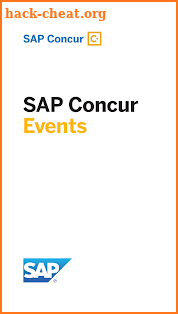 SAP Concur Events screenshot