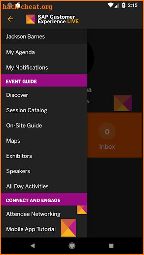 SAP CX LIVE screenshot