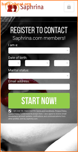 Saphrina - Affair Dating App screenshot