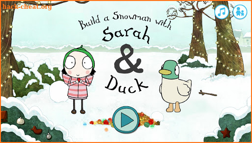 Sarah & Duck: Build a Snowman screenshot