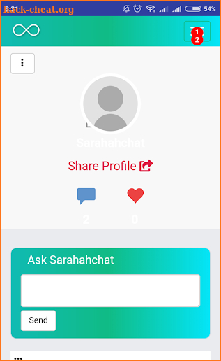 Sarahah Chat screenshot