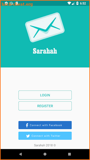 sarahah  ✉️ screenshot