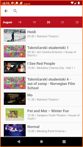Sarajevo Film Festival – Official screenshot