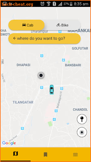 Sarathi : Taxi hailing app screenshot